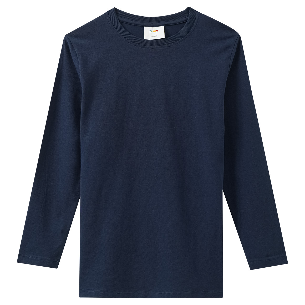 3 Jungen Langarmshirts im Basic-Look