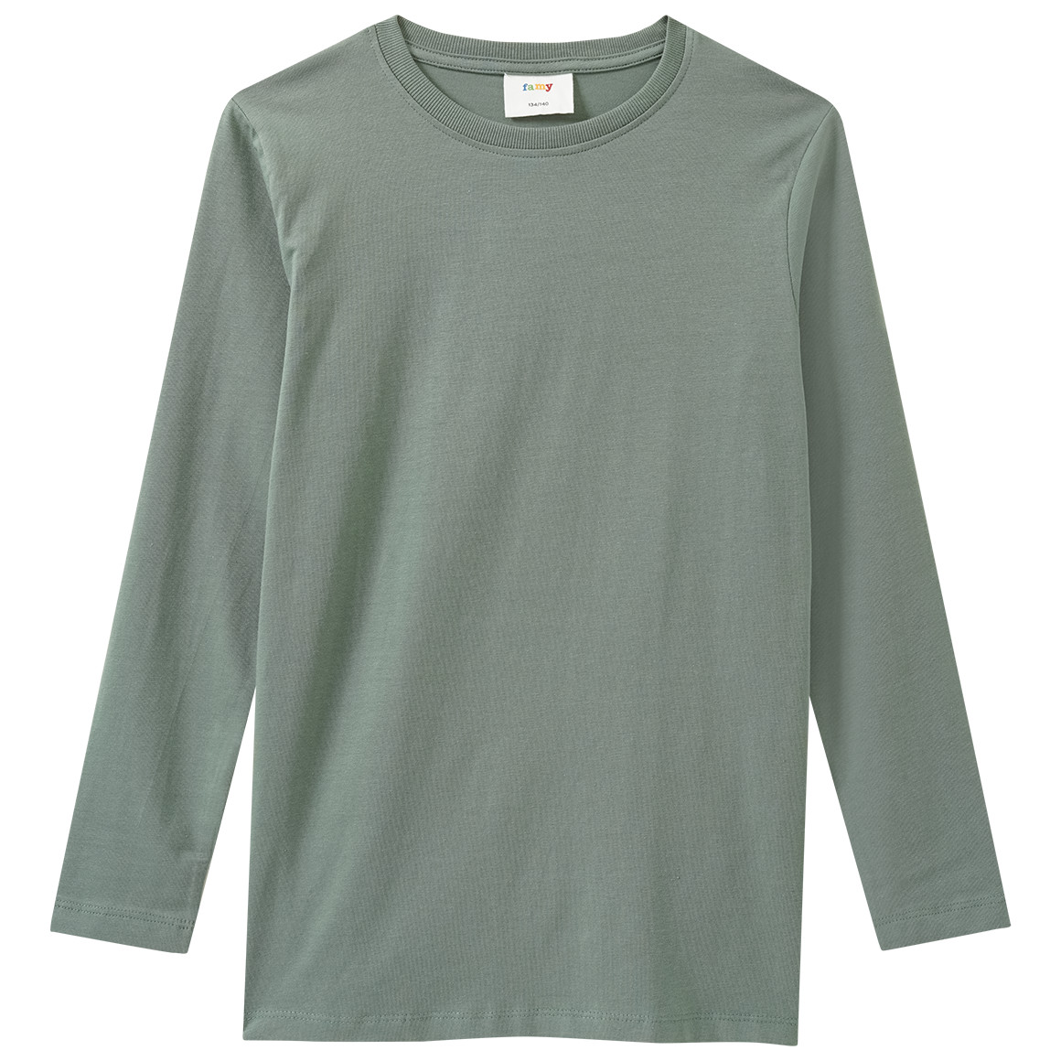 3 Jungen Langarmshirts im Basic-Look
