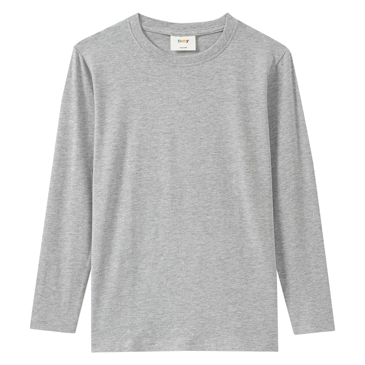 3 Jungen Langarmshirts im Basic-Look