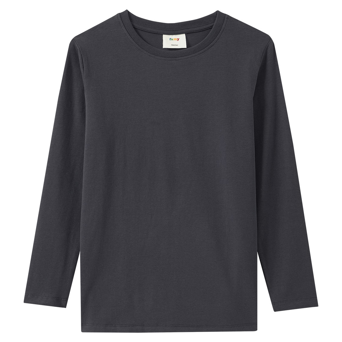 3 Jungen Langarmshirts im Basic-Look