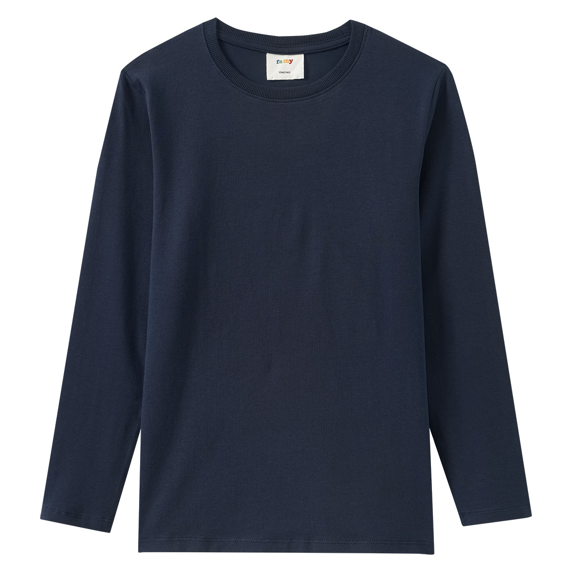 3 Jungen Langarmshirts im Basic-Look