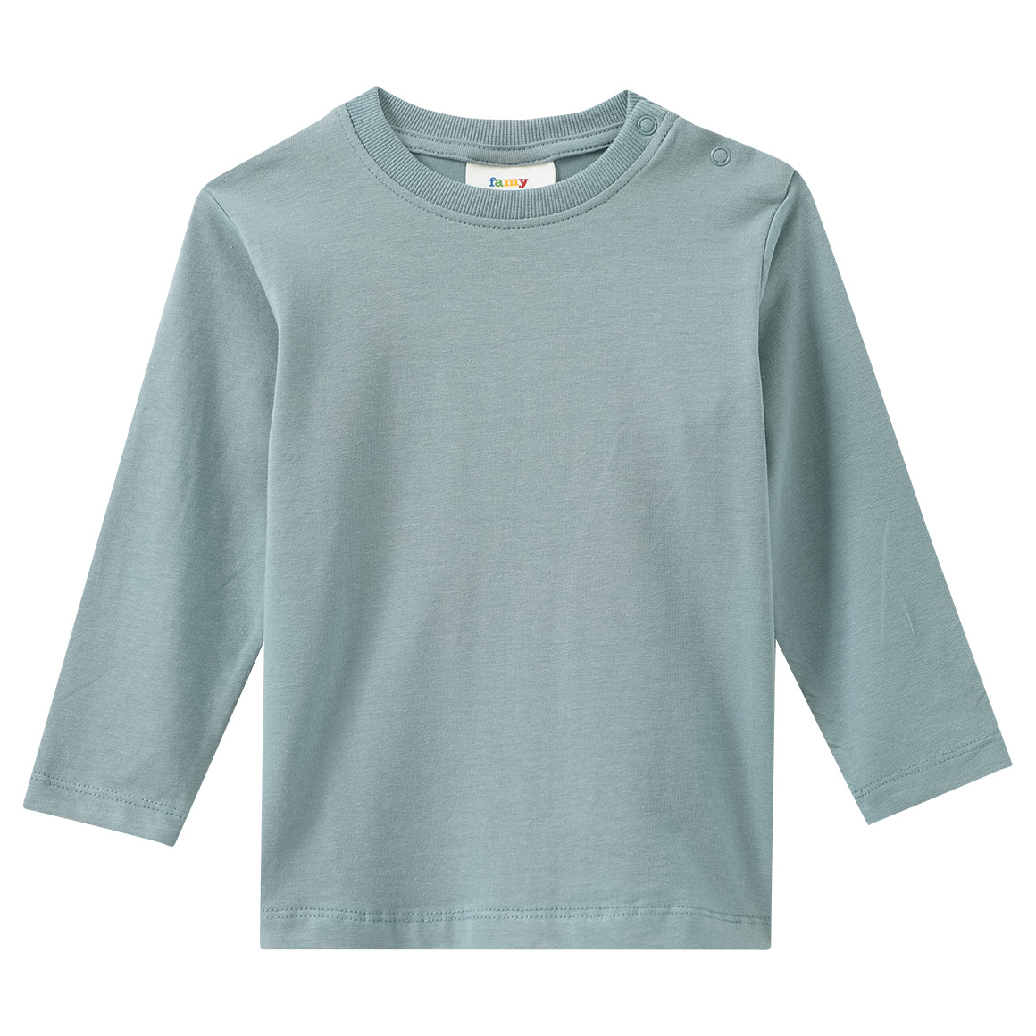 3 Baby Langarmshirts im Basic-Look