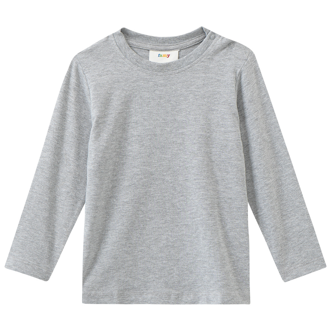 3 Jungen Langarmshirts im Basic-Look