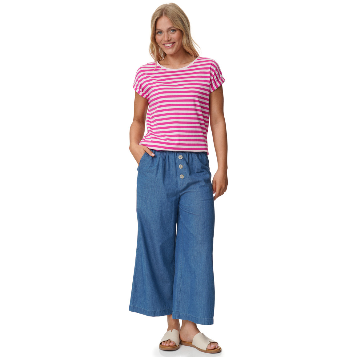 Damen T-Shirt mit Streifen