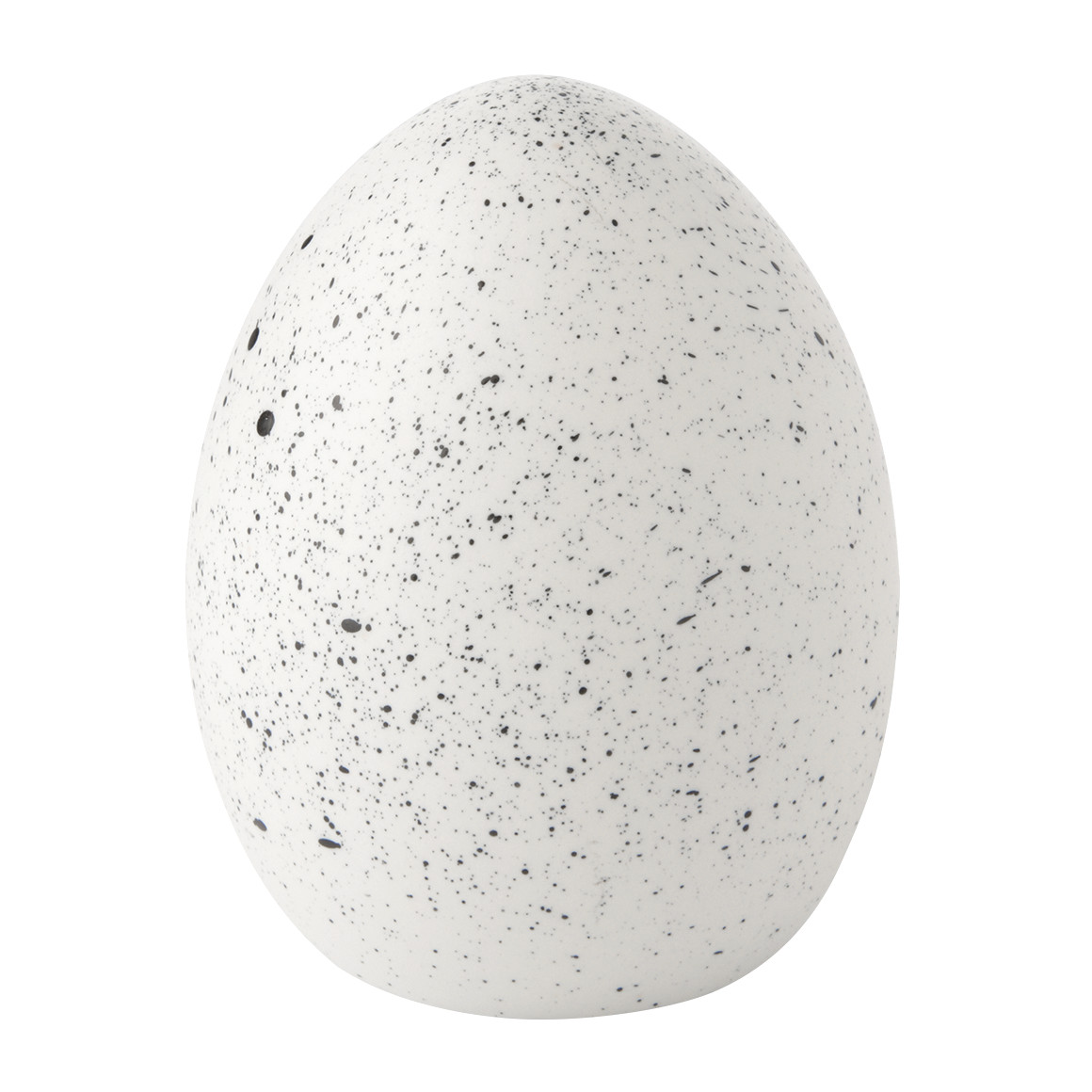 Klein decoratief ei met all-over stippen