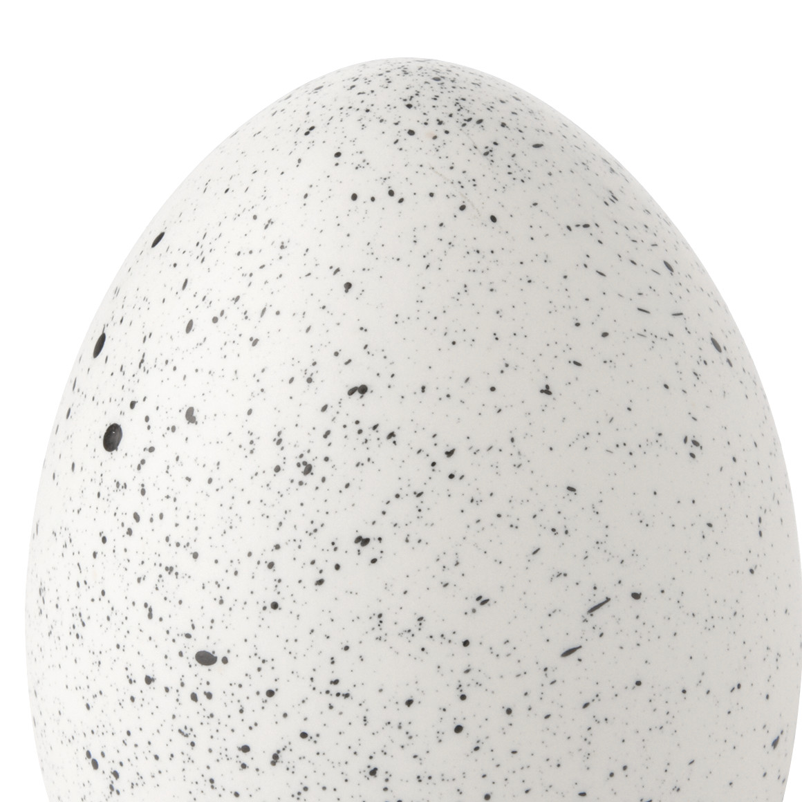 Klein decoratief ei met all-over stippen