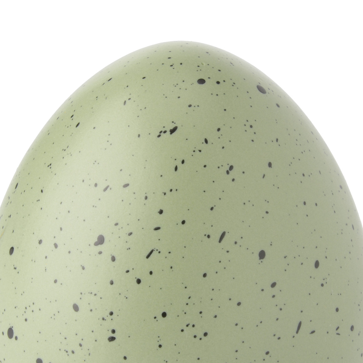 Klein decoratief ei met all-over stippen