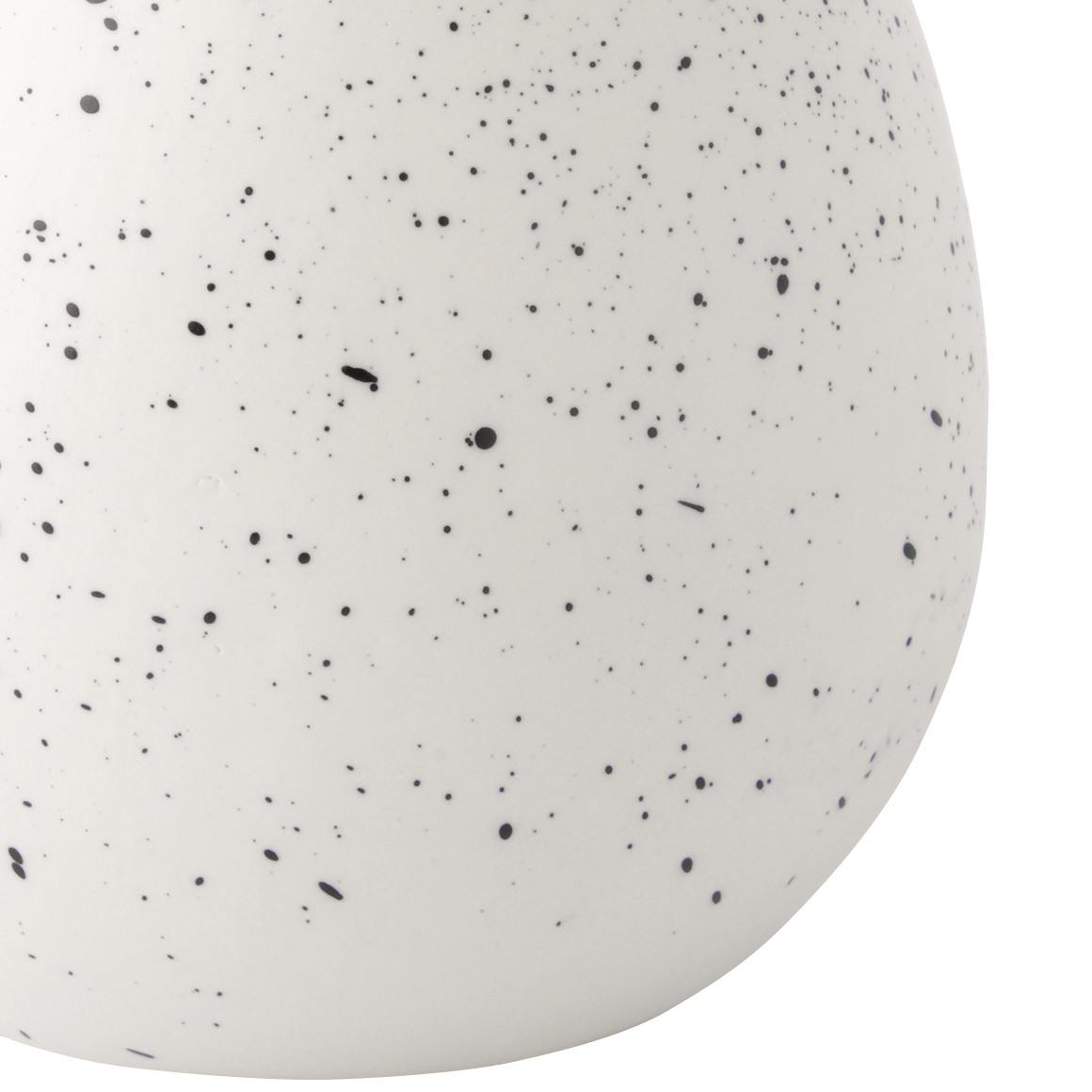 Groot decoratief ei met all-over stippen