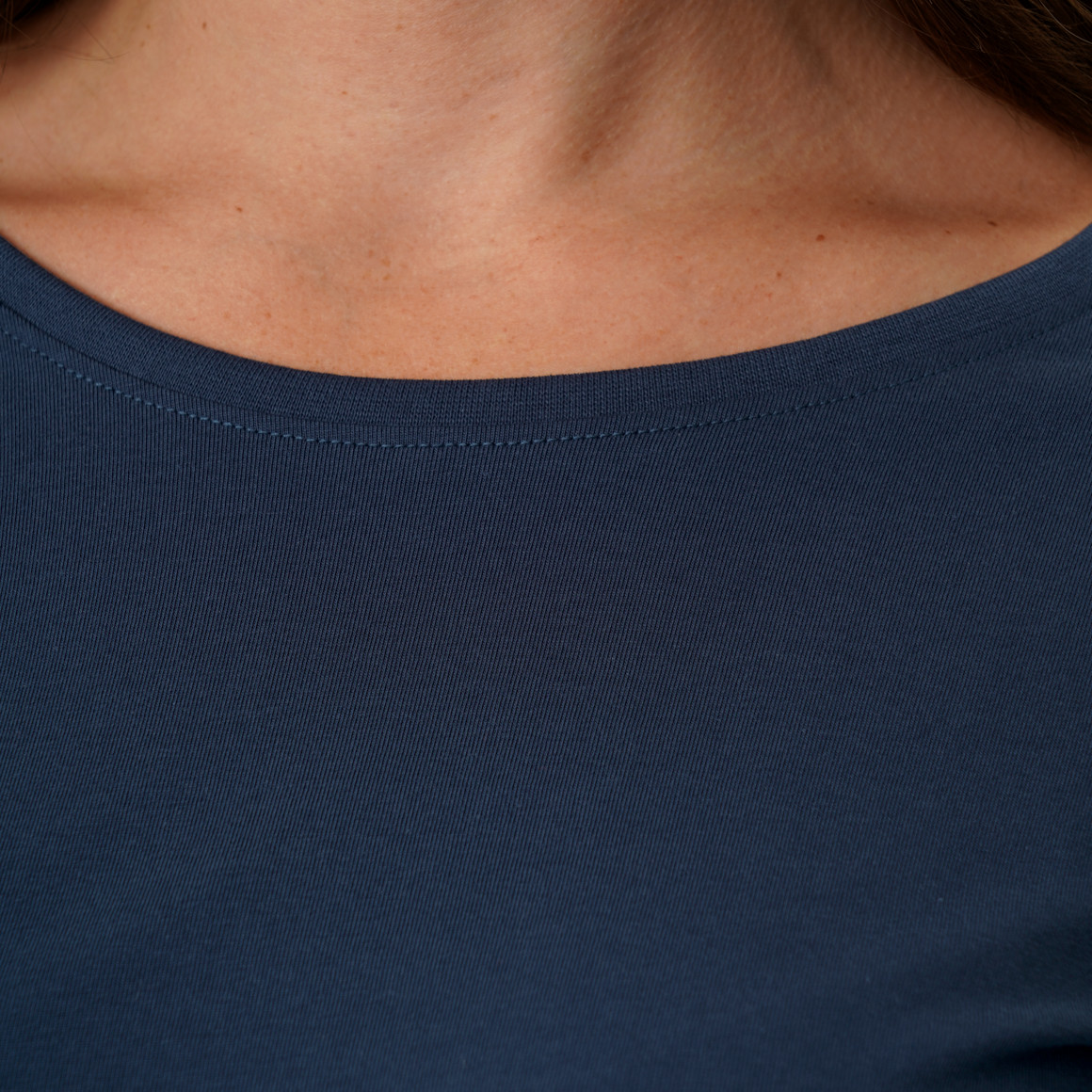 3 Damen Langarmshirts in Unifarben