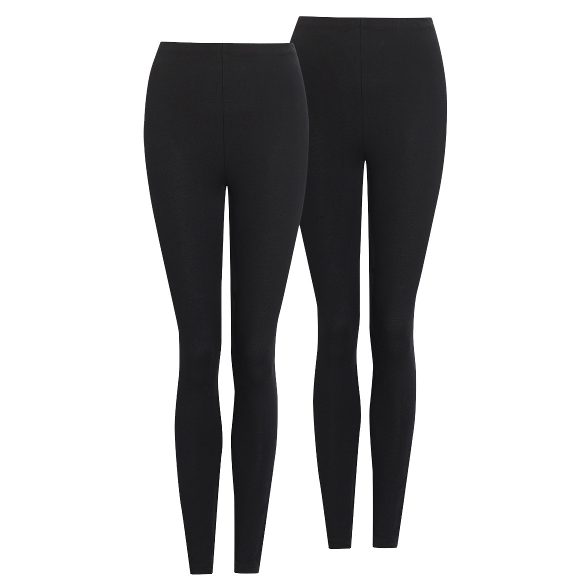 2 Damen Leggings mit Bio-Baumwolle