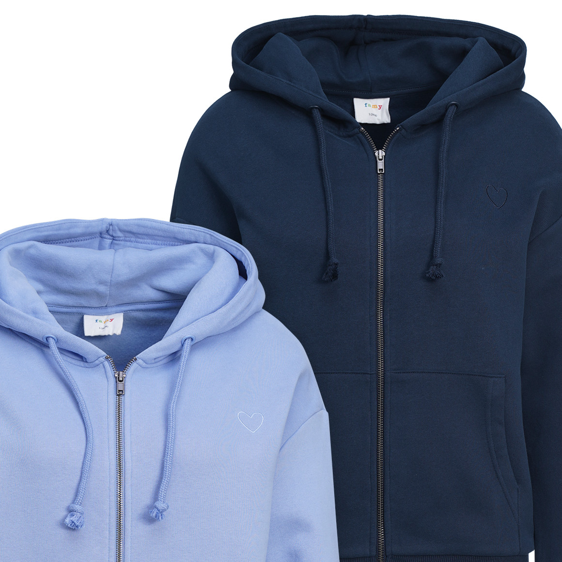 2 Damen Sweatjacken im Set