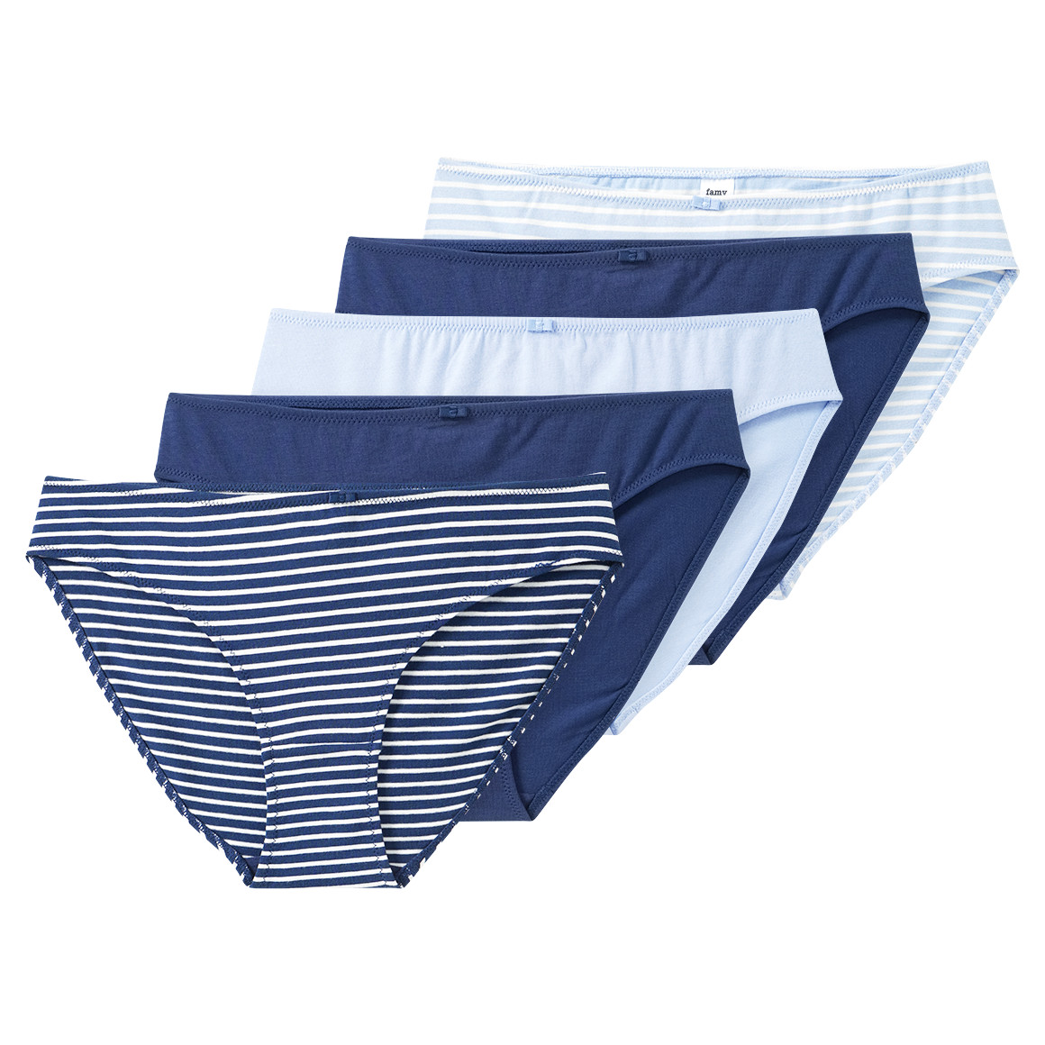 5 Damen Slips im Set
