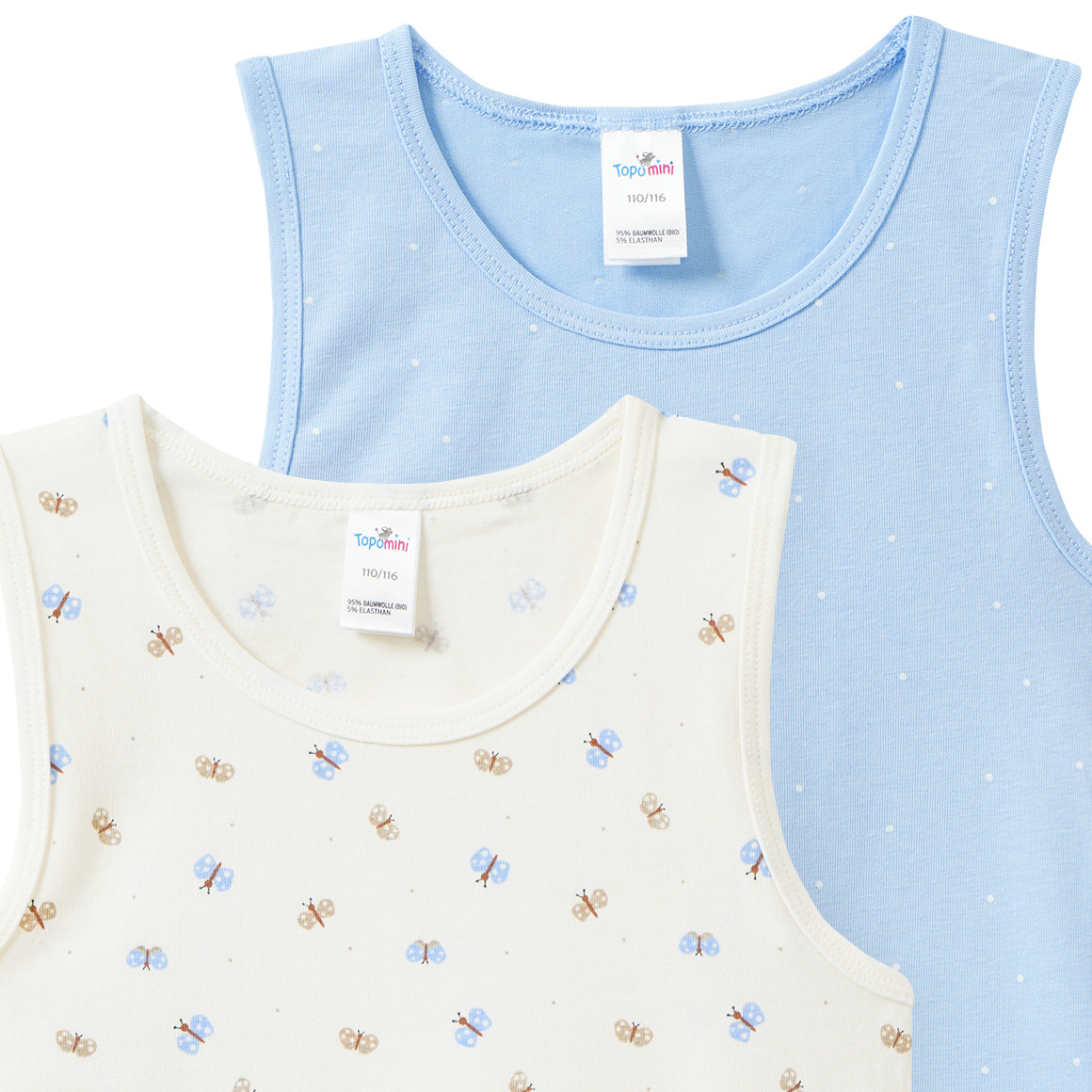 2 Baby Unterhemden im Set