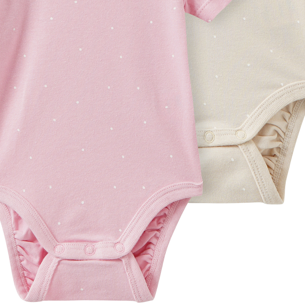 2 Baby Bodys mit Punkten