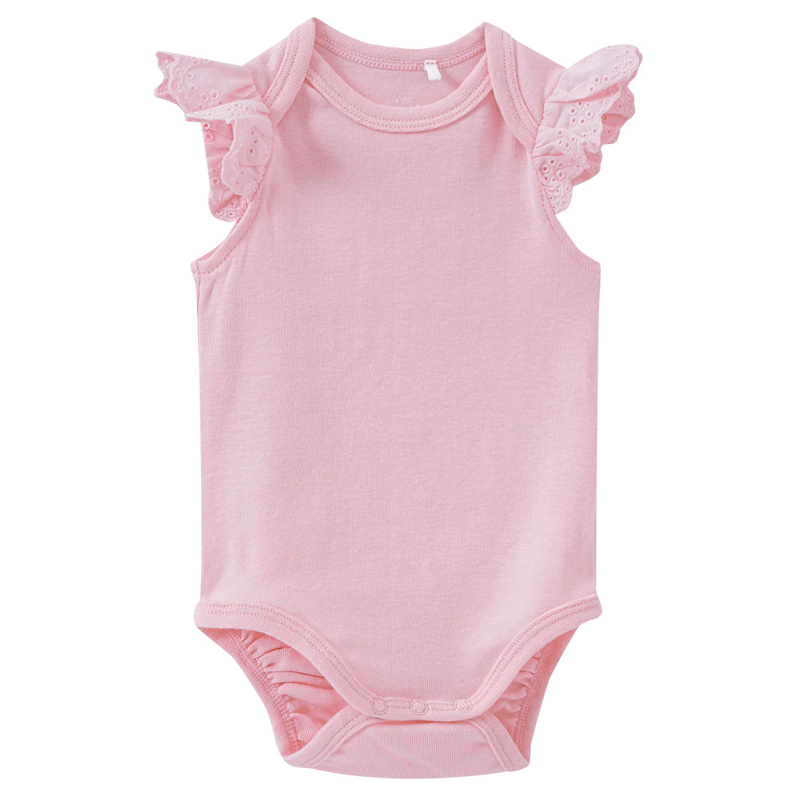 Baby Kurzarmbody mit Spitze