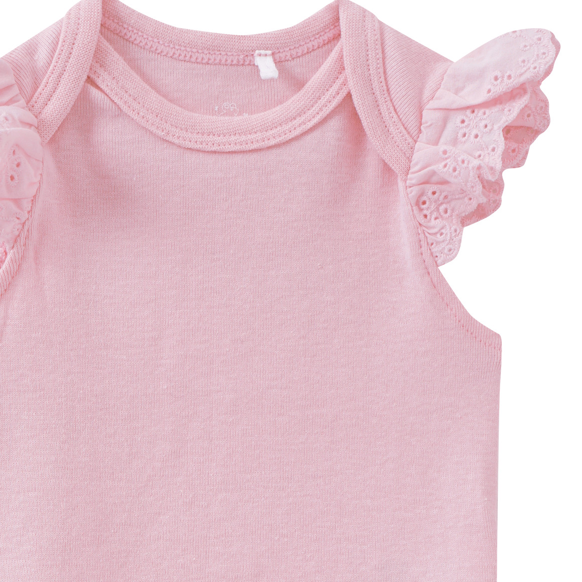 Baby Kurzarmbody mit Spitze