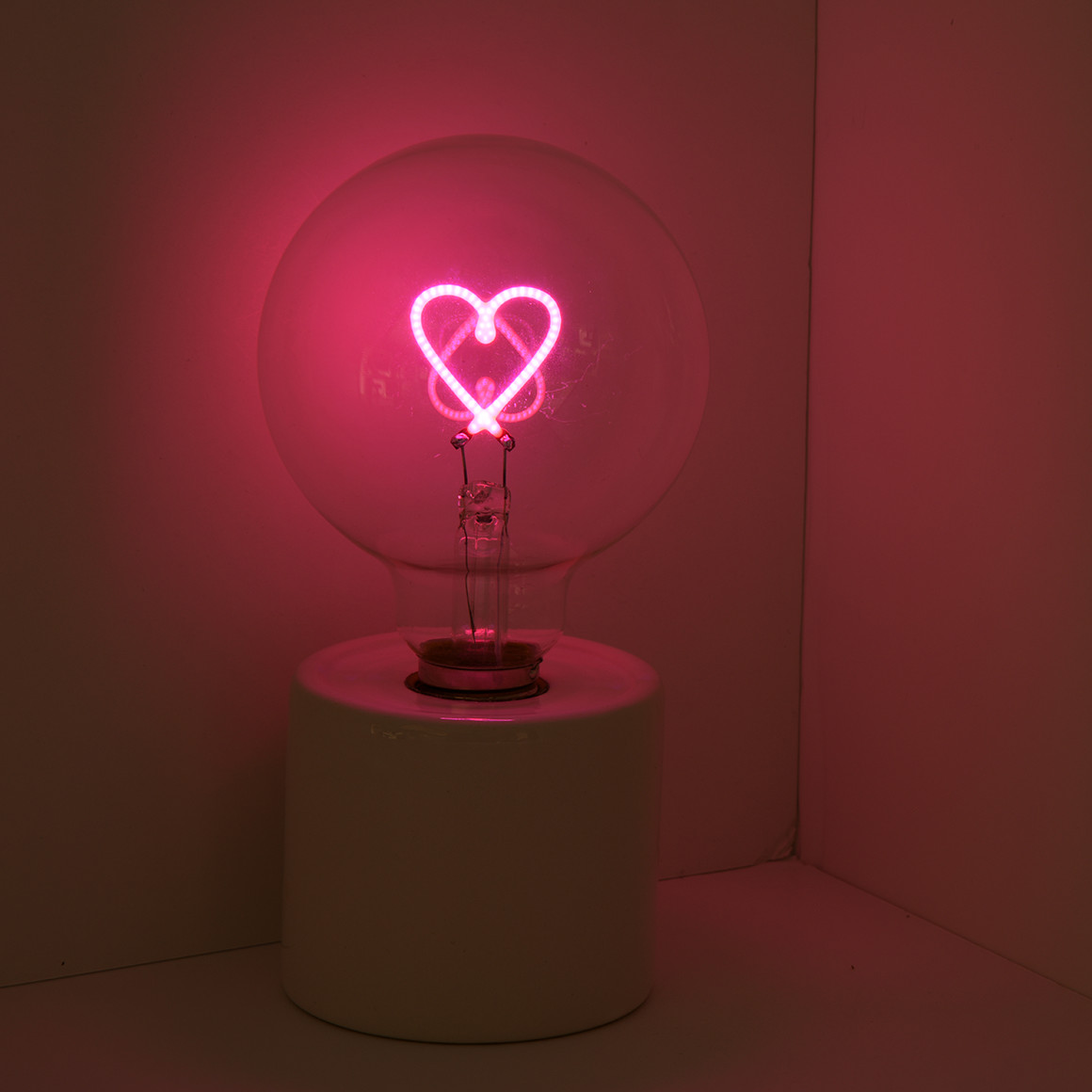 Led-lamp met hart