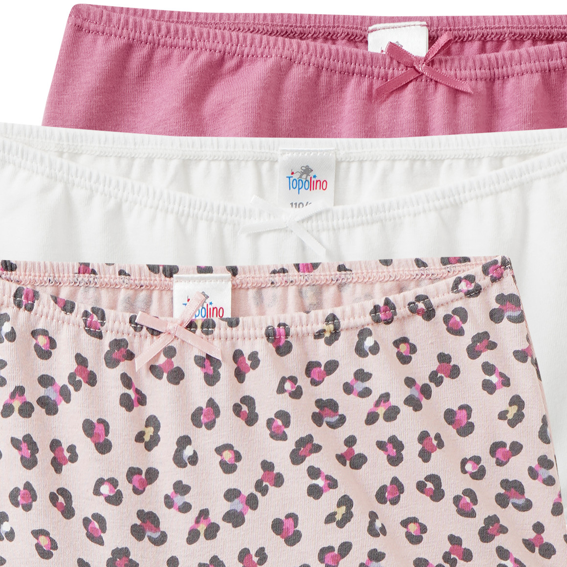 3 Mädchen Pantys in verschiedenen Dessins