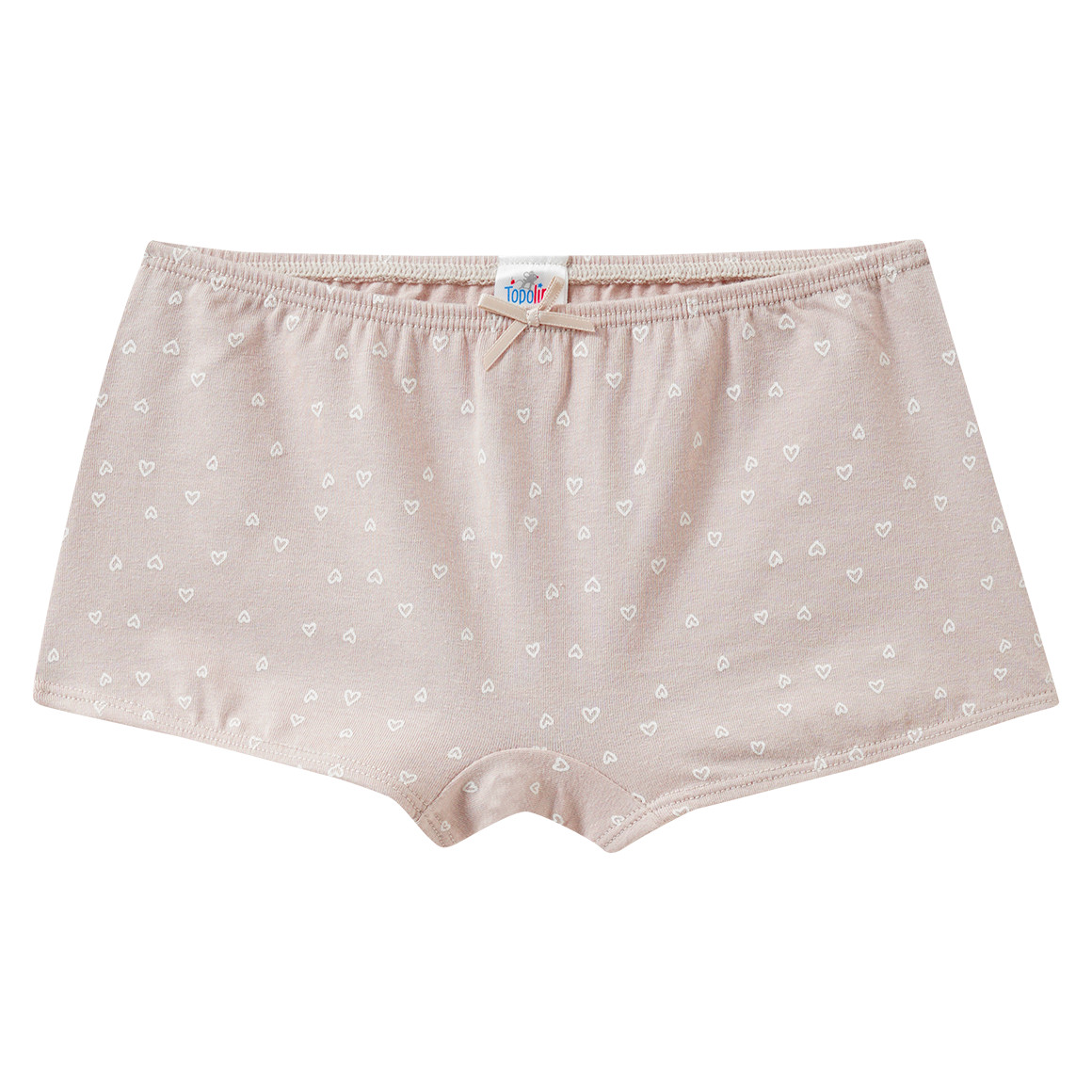 3 Mädchen Pantys mit Herz-Print