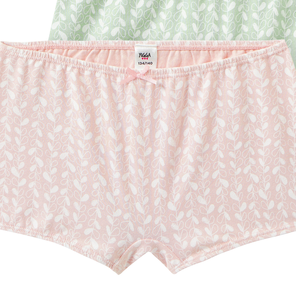 3 Mädchen Pantys mit floralem Print