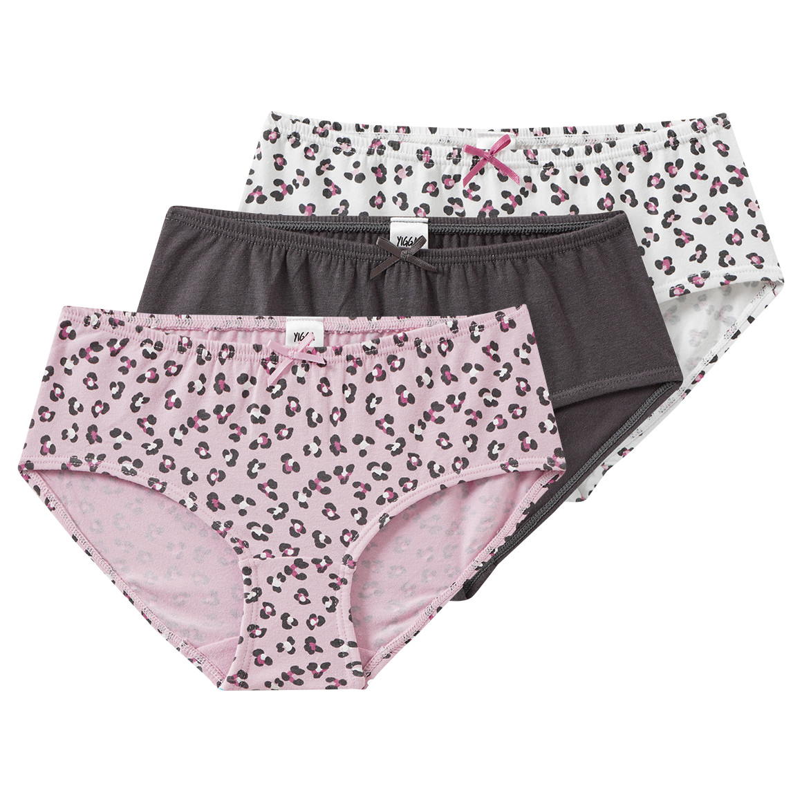 3 Mädchen Pantys in verschiedenen Dessins