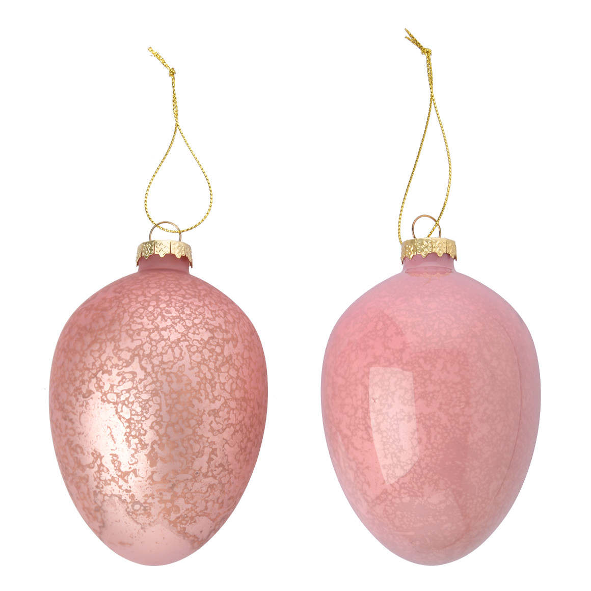 2 grote decohangers paasei van glas