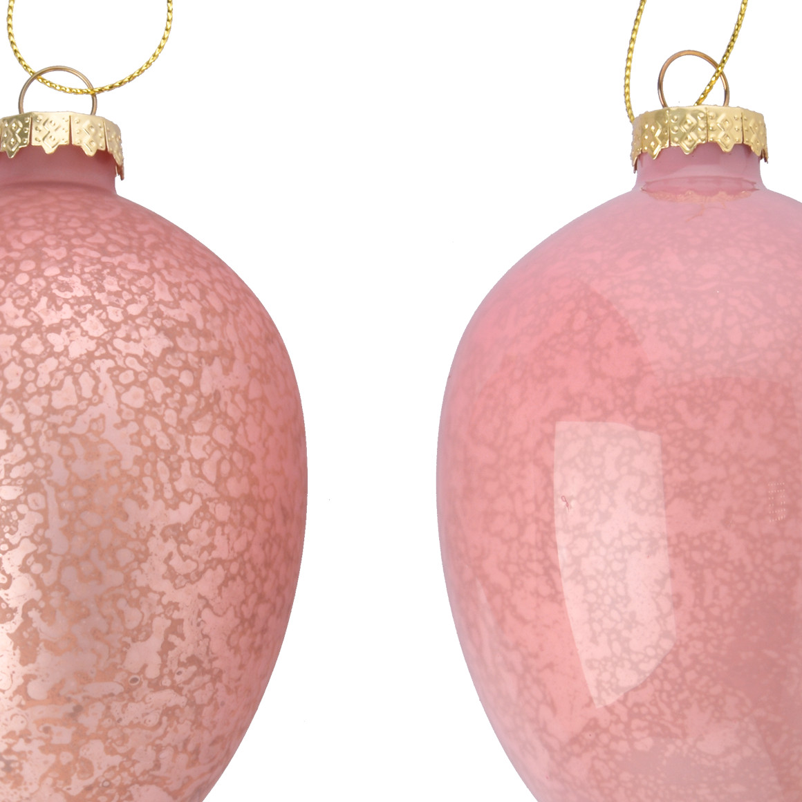 2 grote decohangers paasei van glas