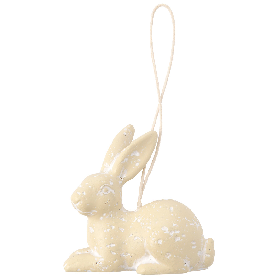 2 decoratieve hangers in de vorm van een haas