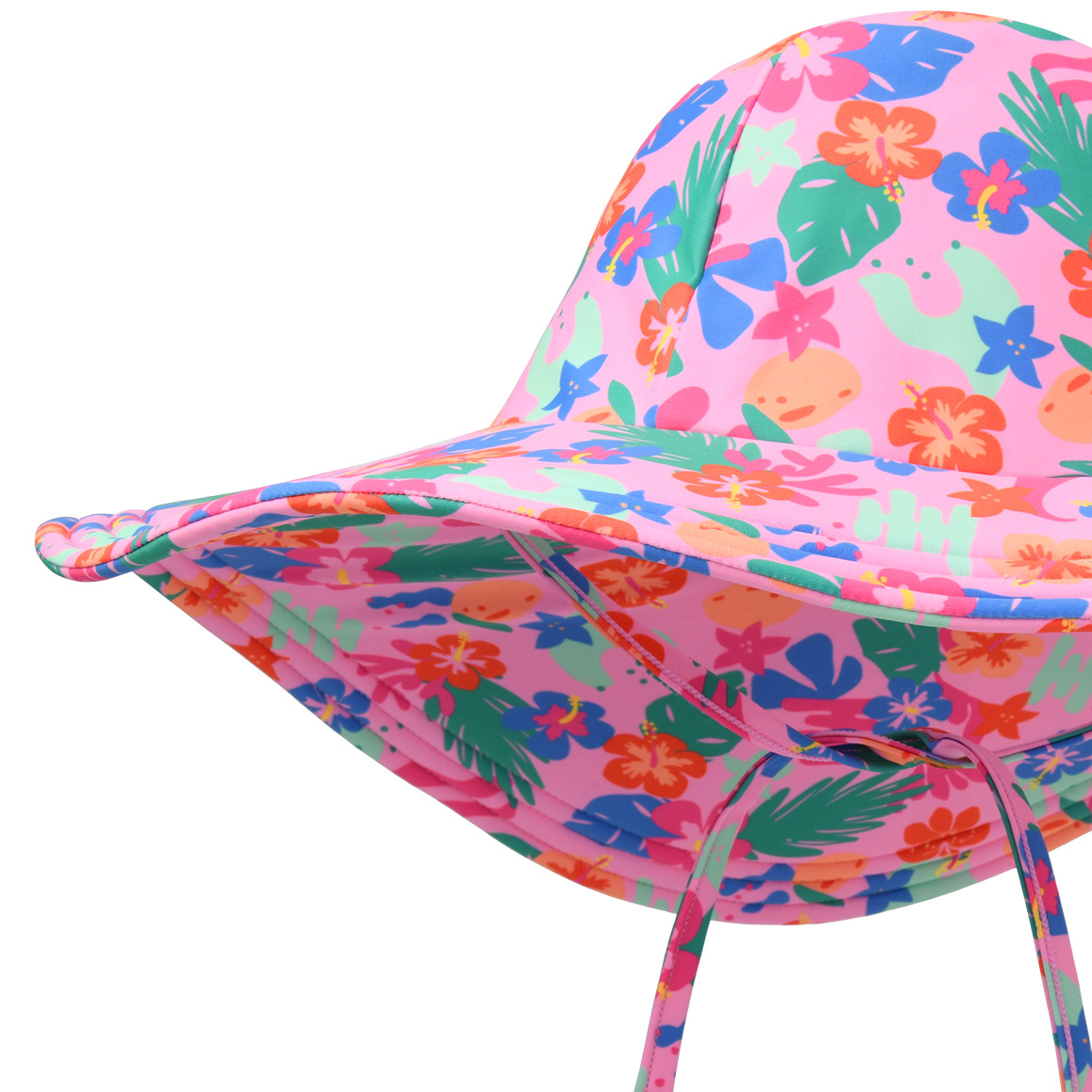 Mädchen UV-Badehut im Tropical-Look UPF60
