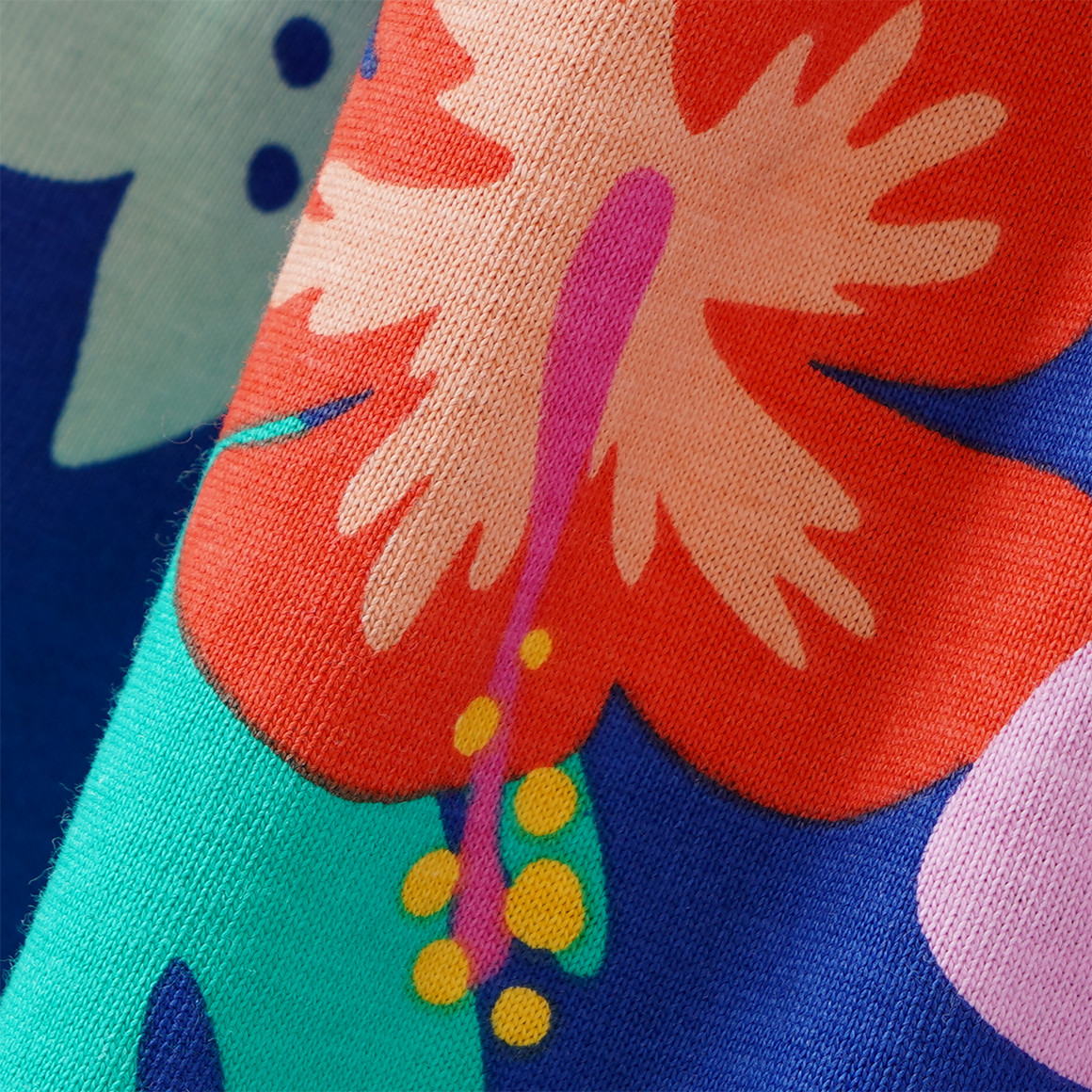 Mädchen Kleid im Tropical-Look