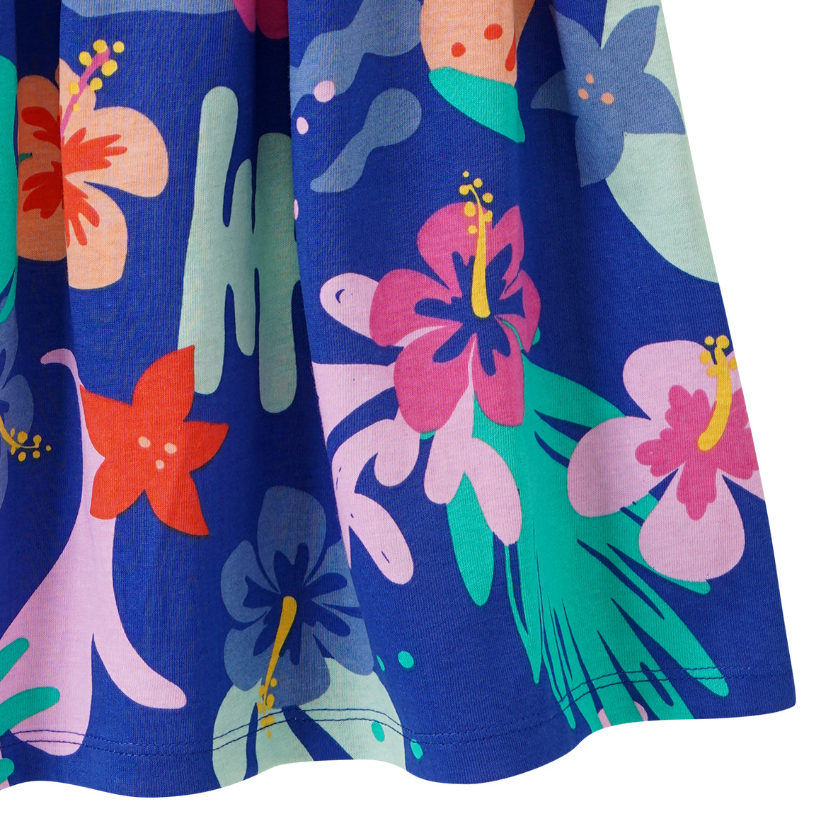 Mädchen Kleid im Tropical-Look