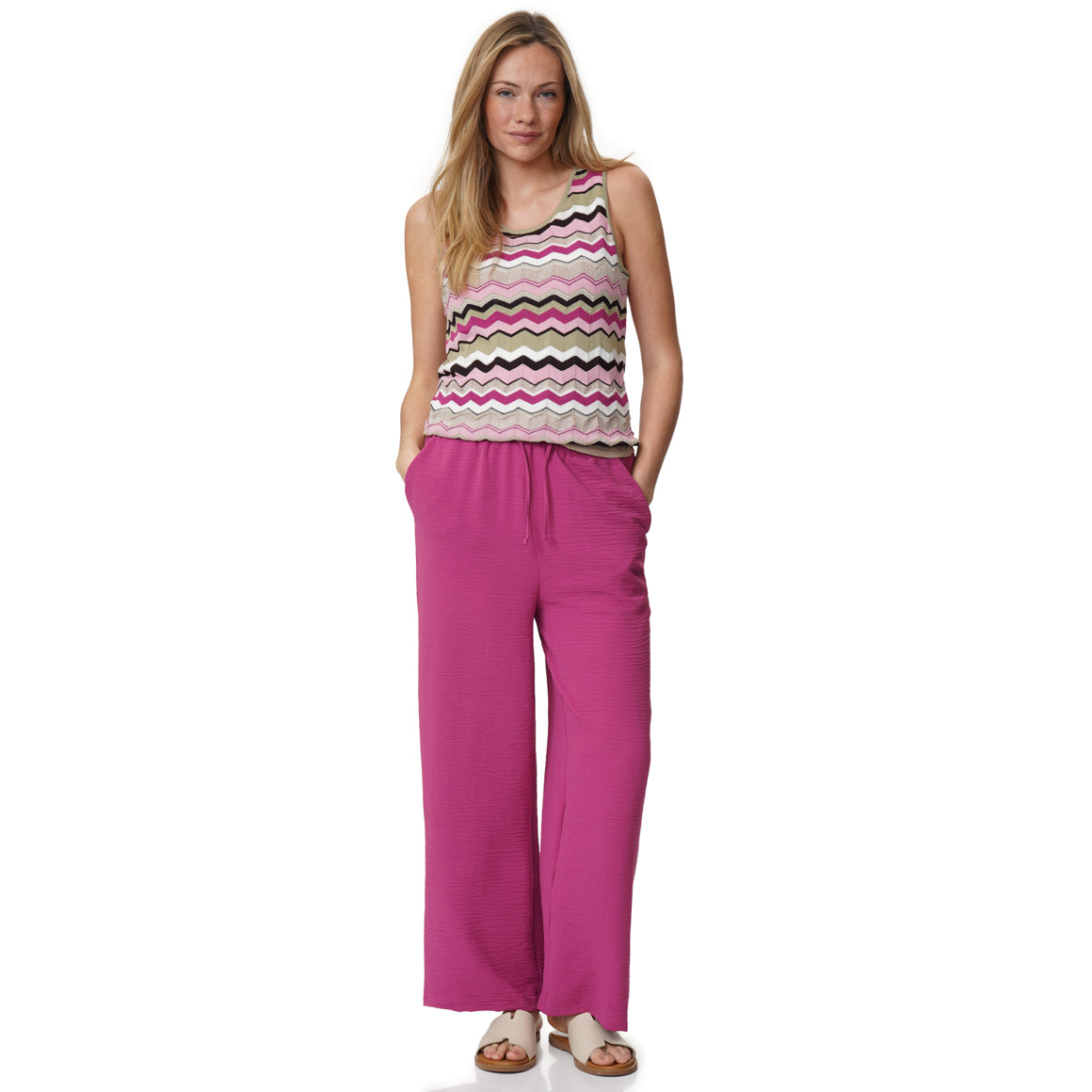 Damen Stricktop mit Effektgarn