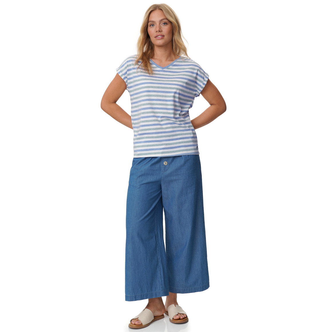Damen T-Shirt im Basic-Look