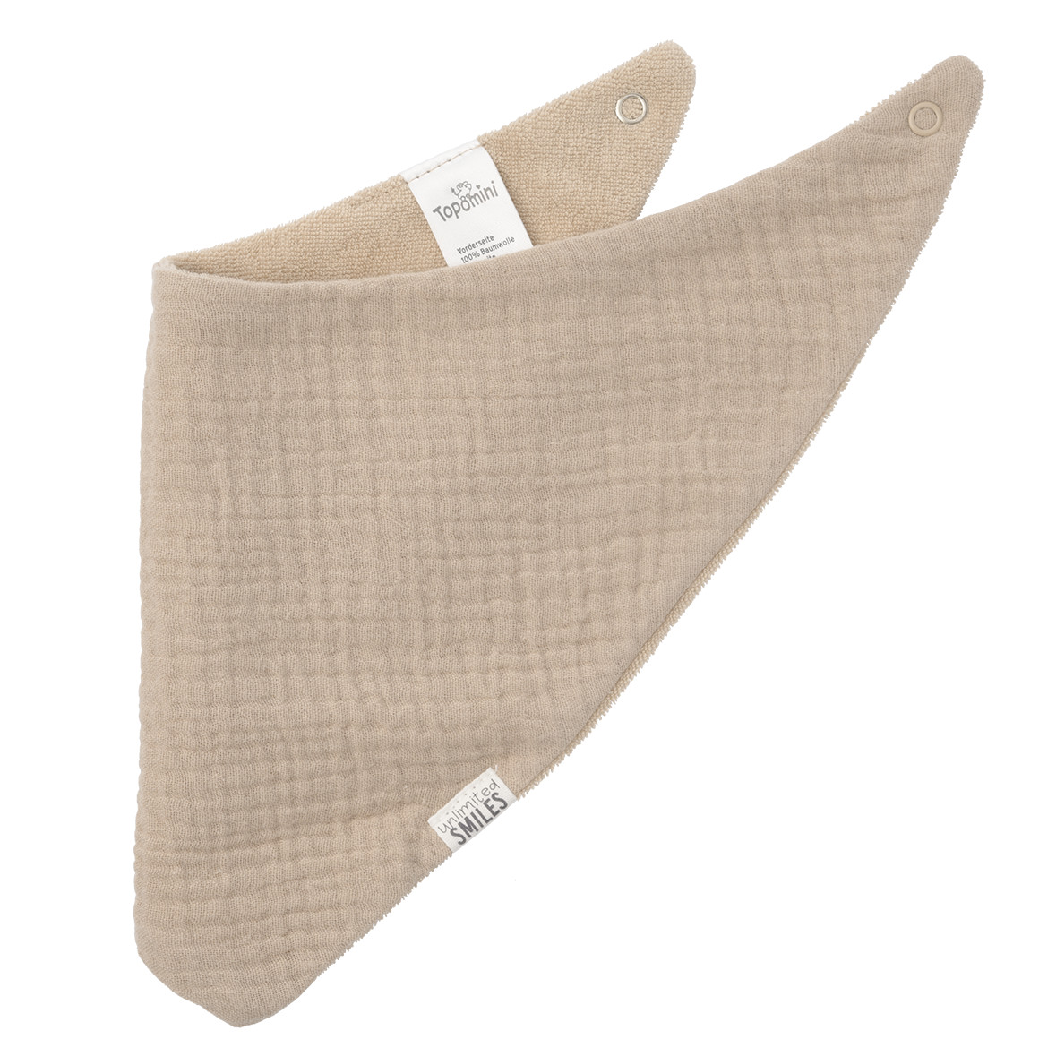 Baby Bandana aus Musselin und Frottee