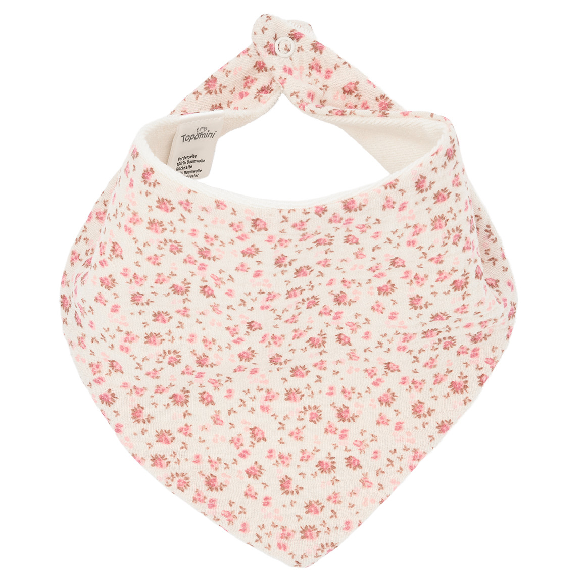 Baby Musselin-Bandana mit Frottee Innensei