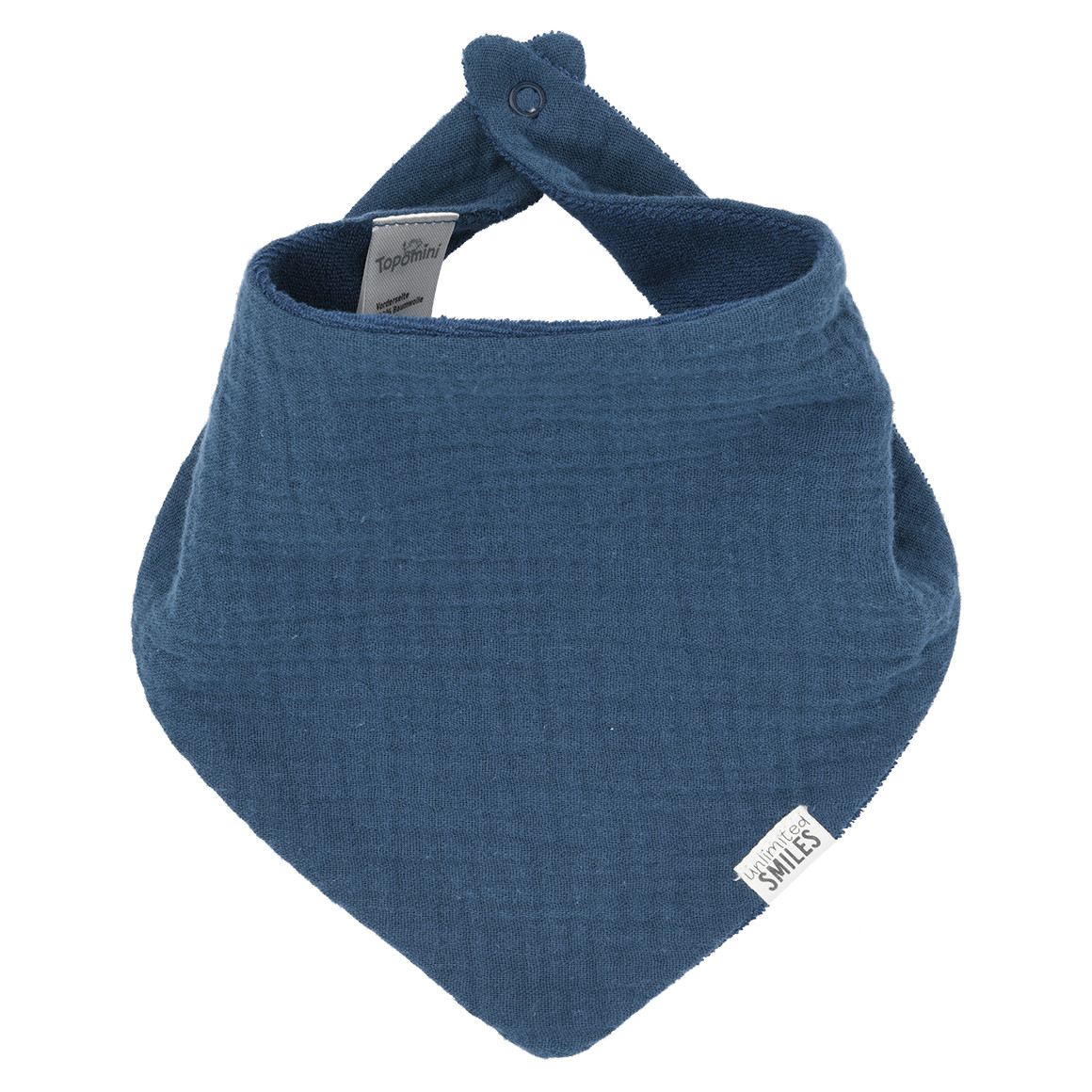 Baby Musselin-Bandana mit Frottee Innensei