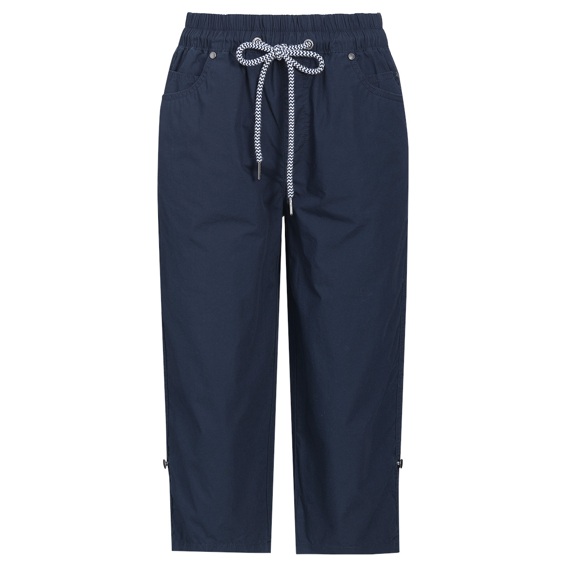 Damen Capri-Hose mit Elastikbund