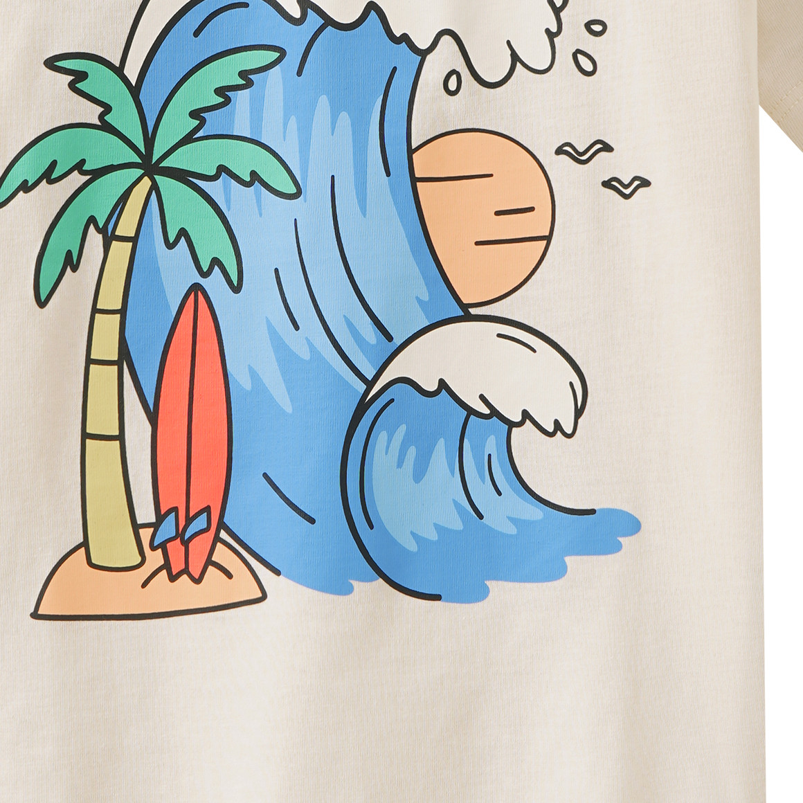 Jungen T-Shirt mit Sommer-Motiv