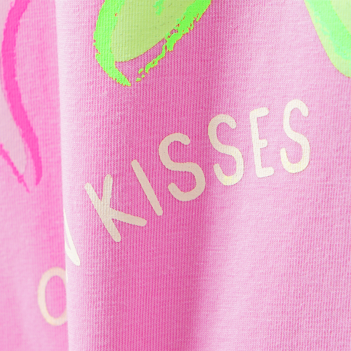 Mädchen T-Shirt mit Neon-Print