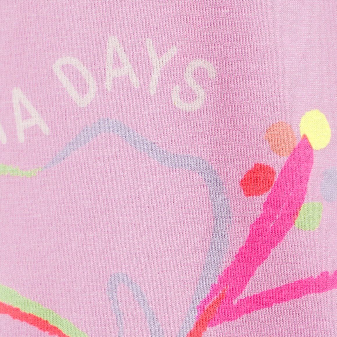 Mädchen T-Shirt mit Neon-Prints