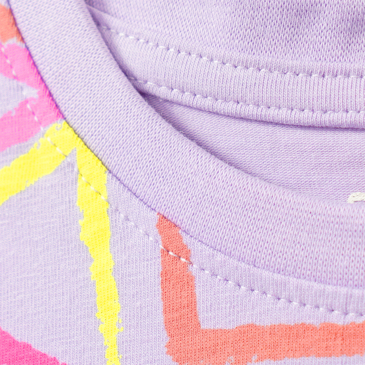 Mädchen T-Shirt mit Neon-Prints