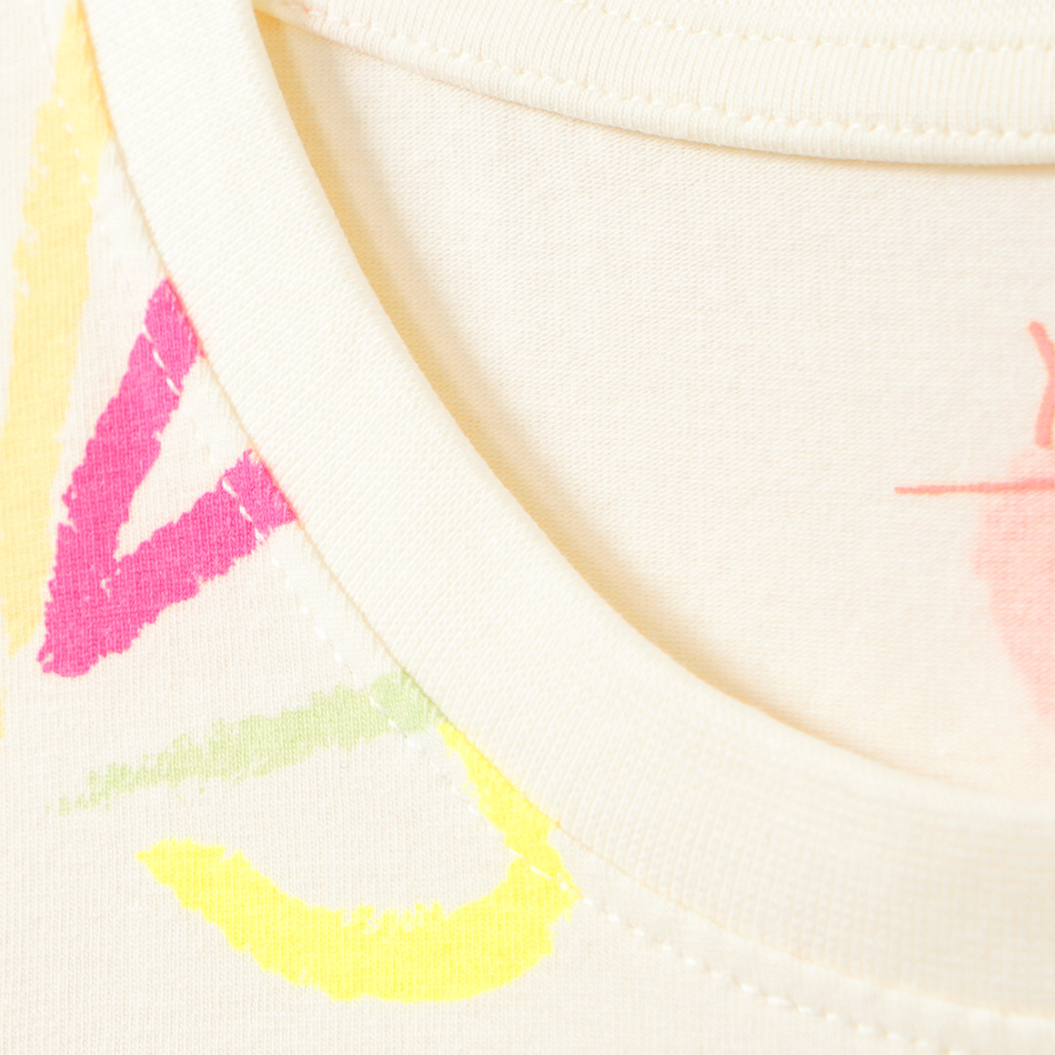 Mädchen T-Shirt mit Neon-Prints