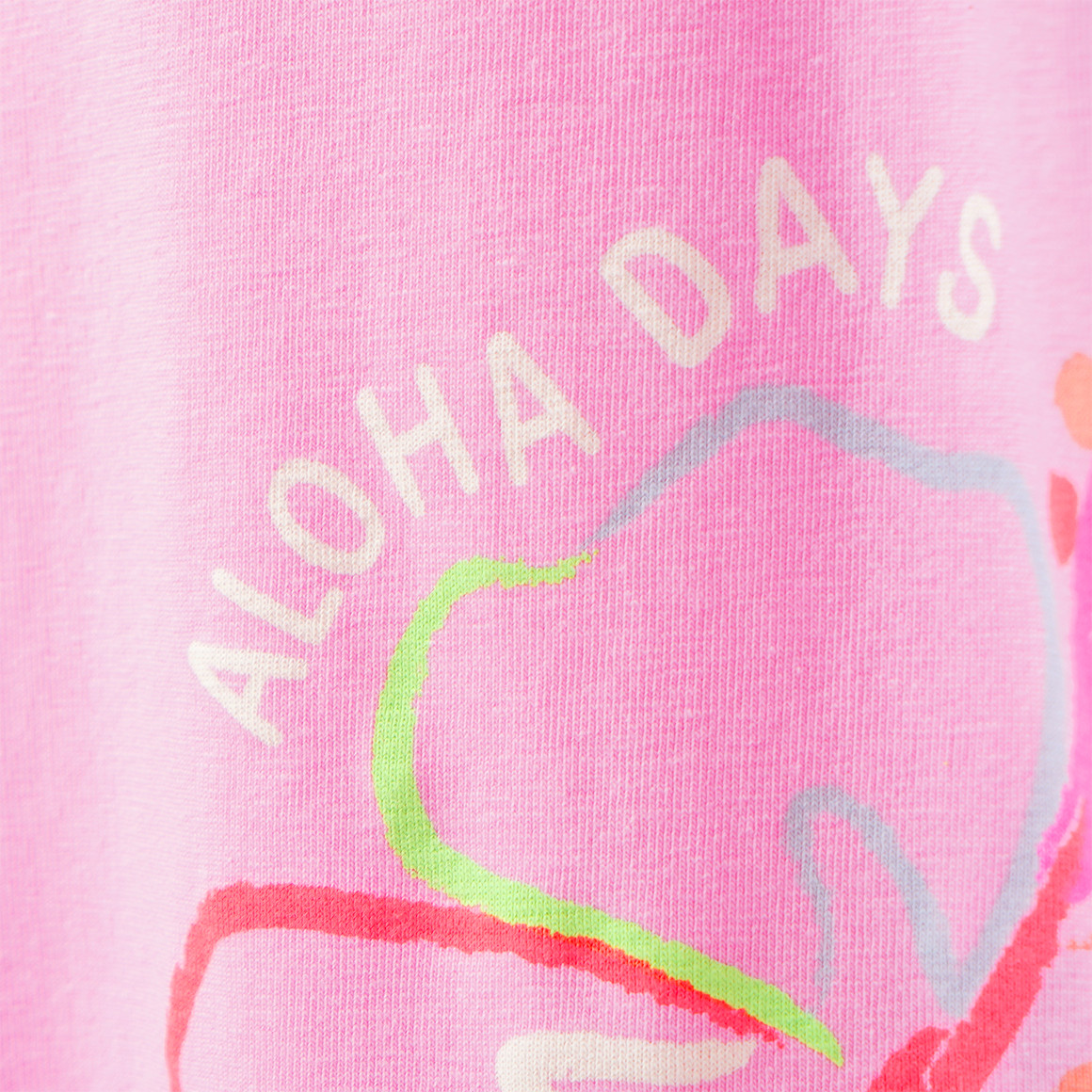 Mädchen T-Shirt mit Neon-Prints