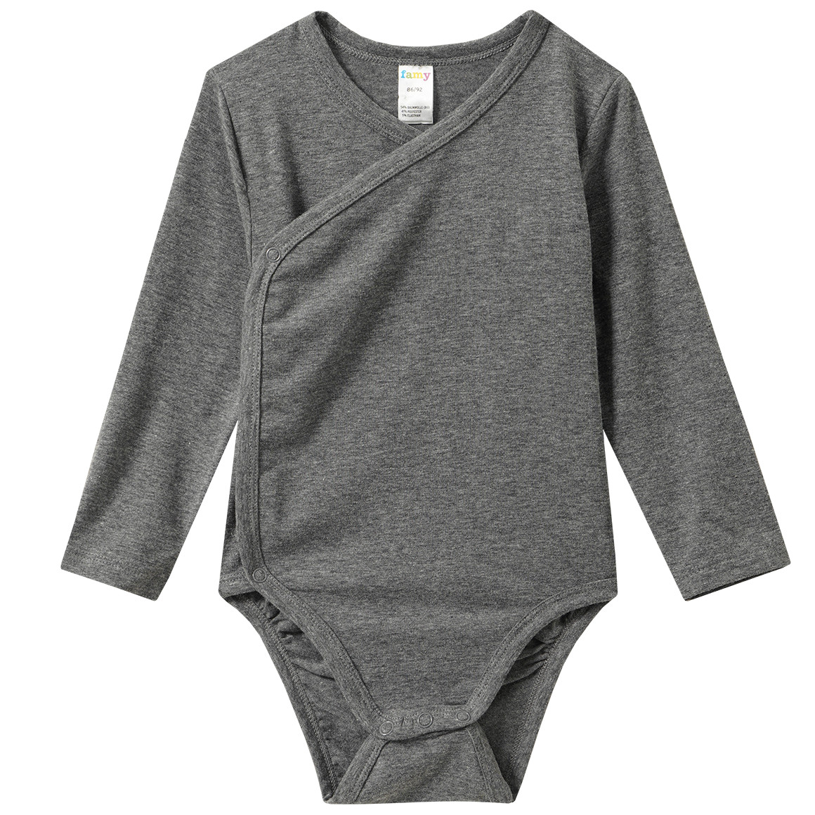 3 Baby Wickelbodys im Farb-Mix