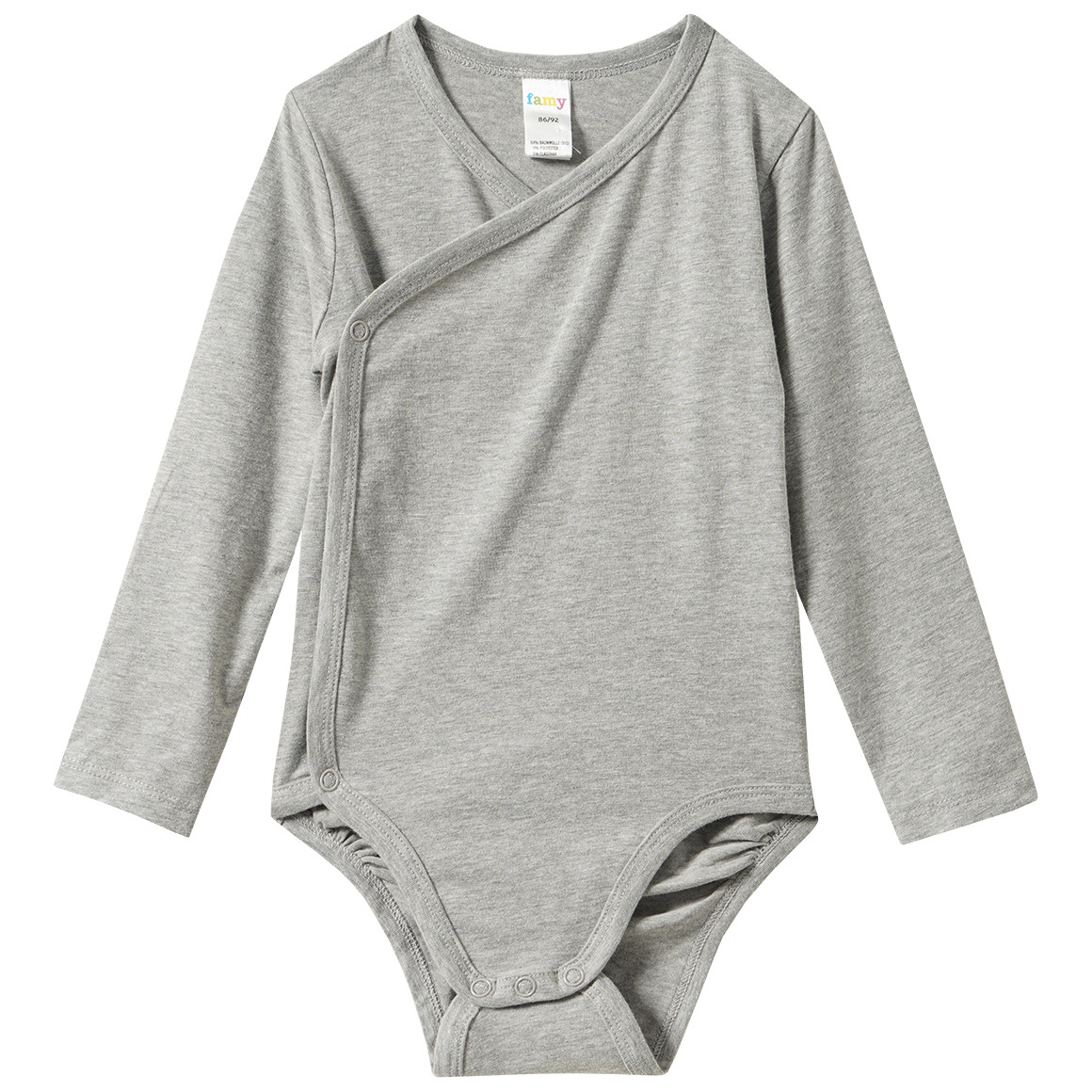 3 Baby Wickelbodys im Farb-Mix