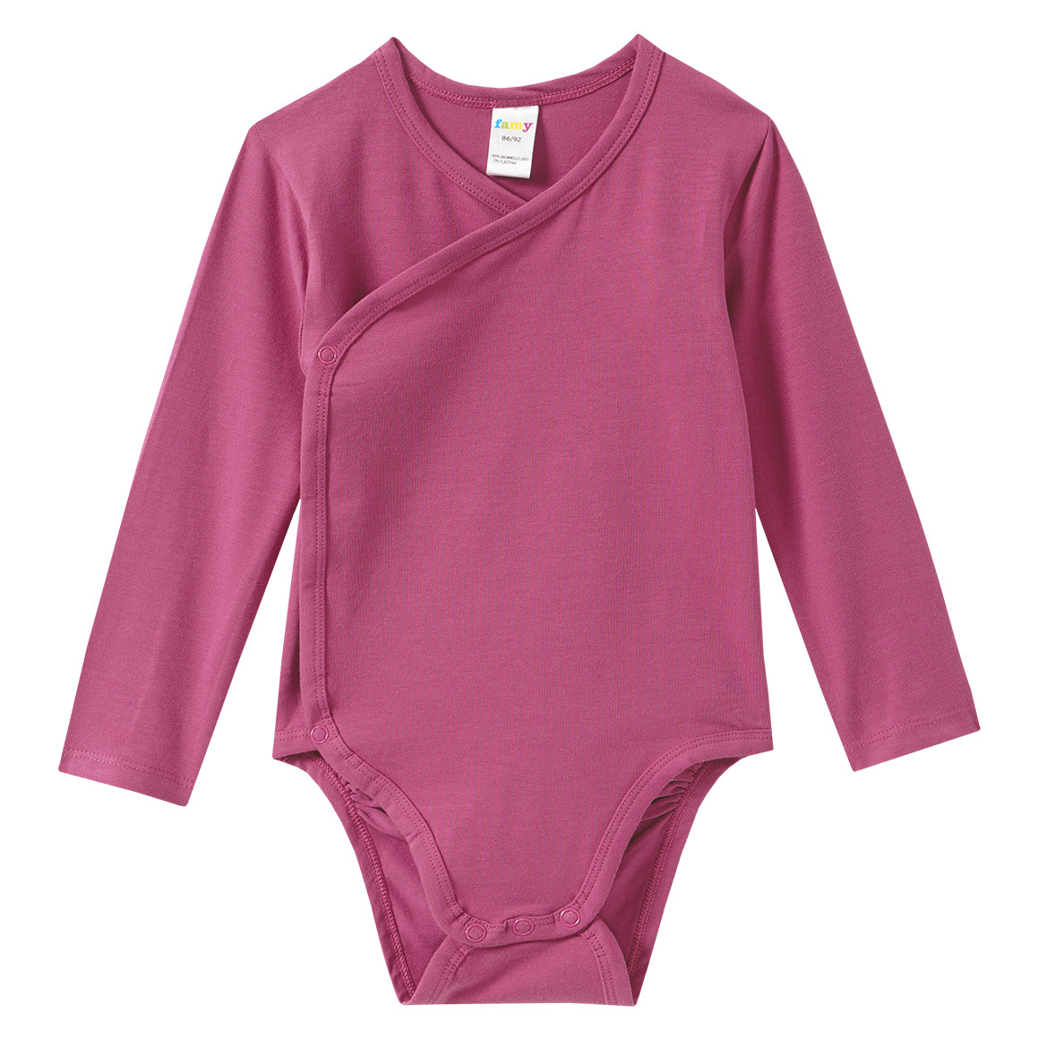 3 Baby Wickelbodys im Farb-Mix