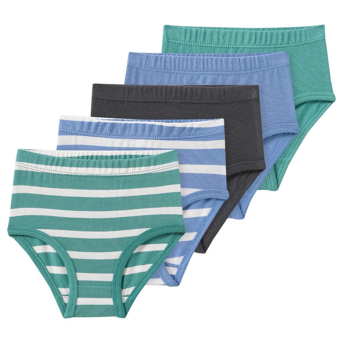 5 Baby Slips in Windelpassform