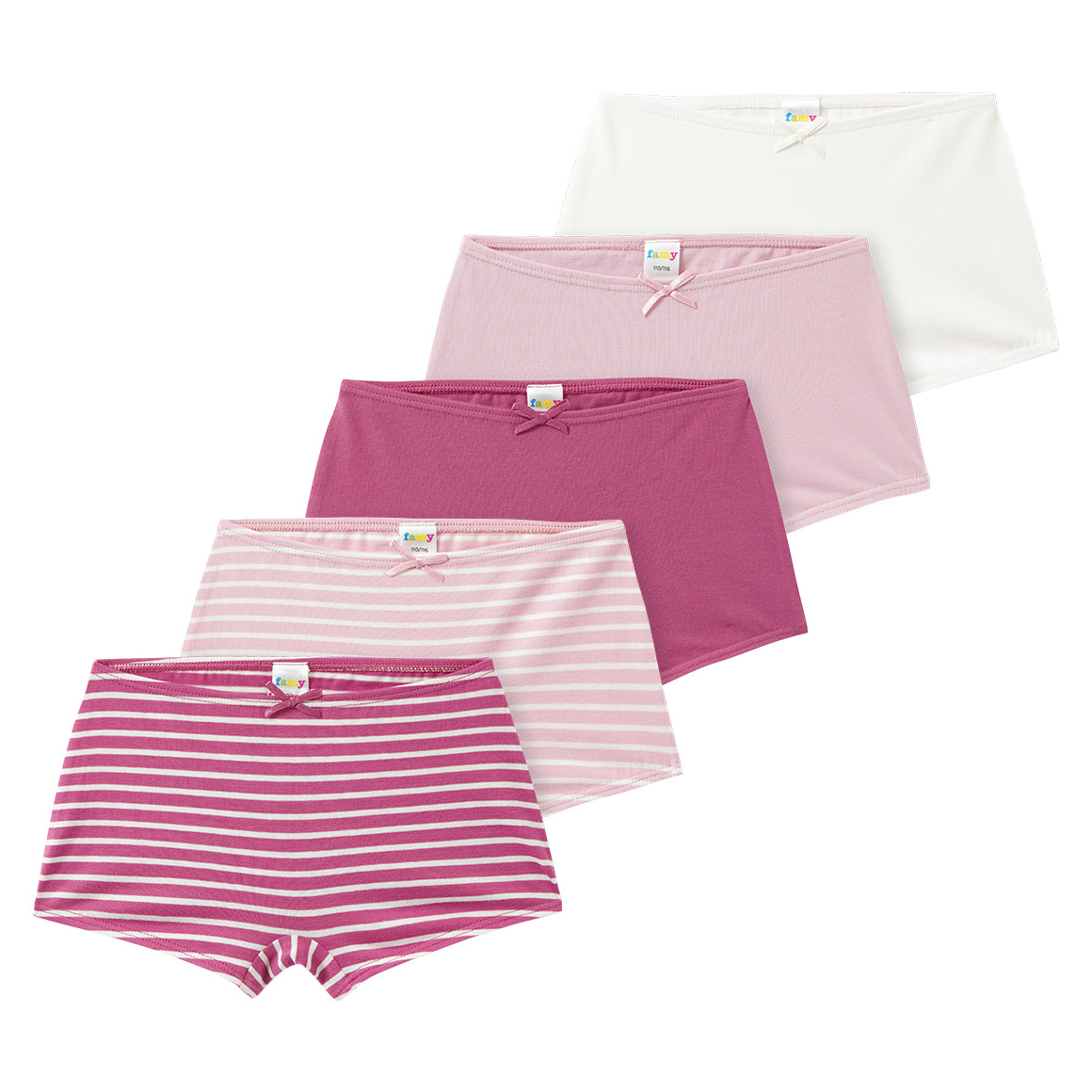 5 Mädchen Pantys aus Bio-Baumwolle