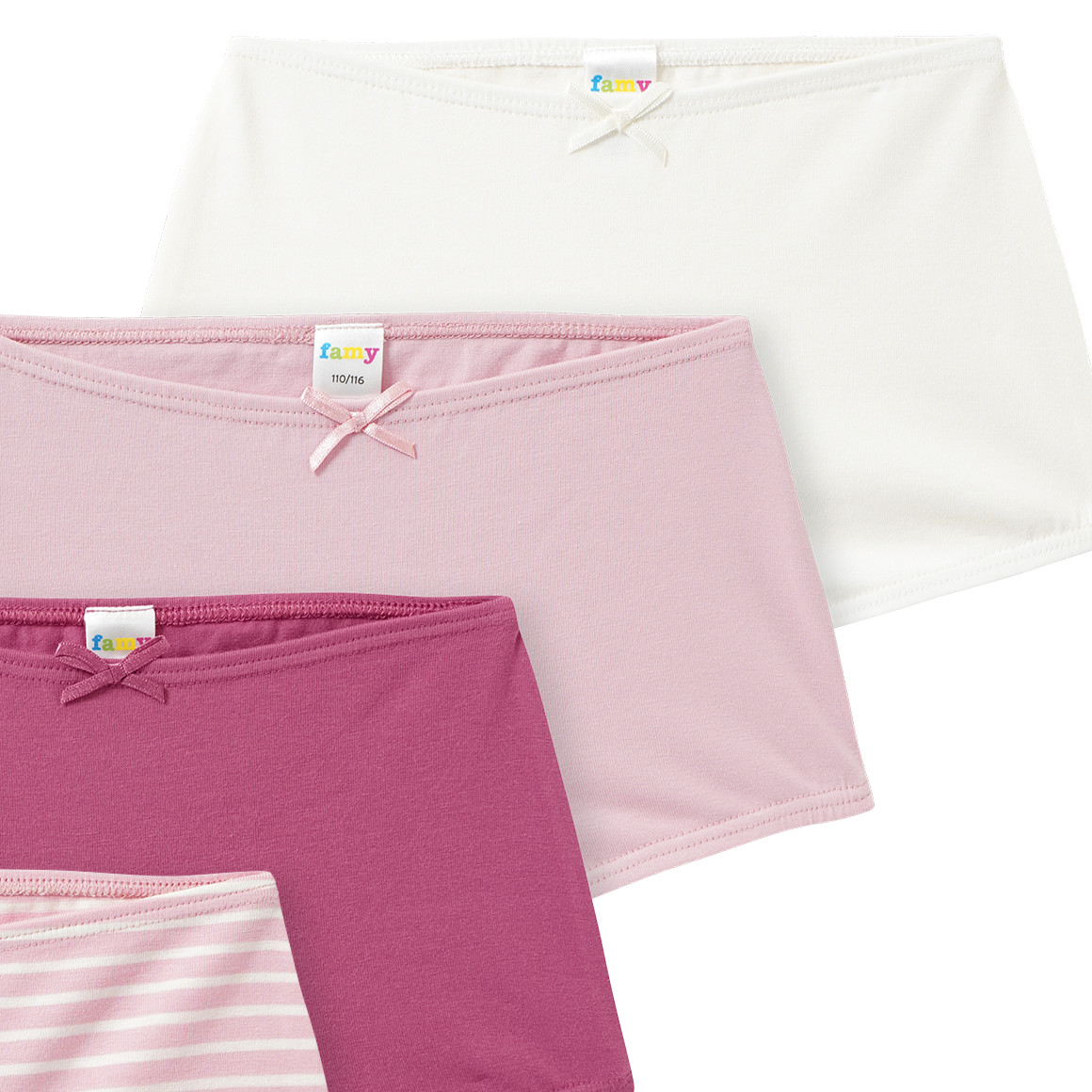 5 Mädchen Pantys aus Bio-Baumwolle