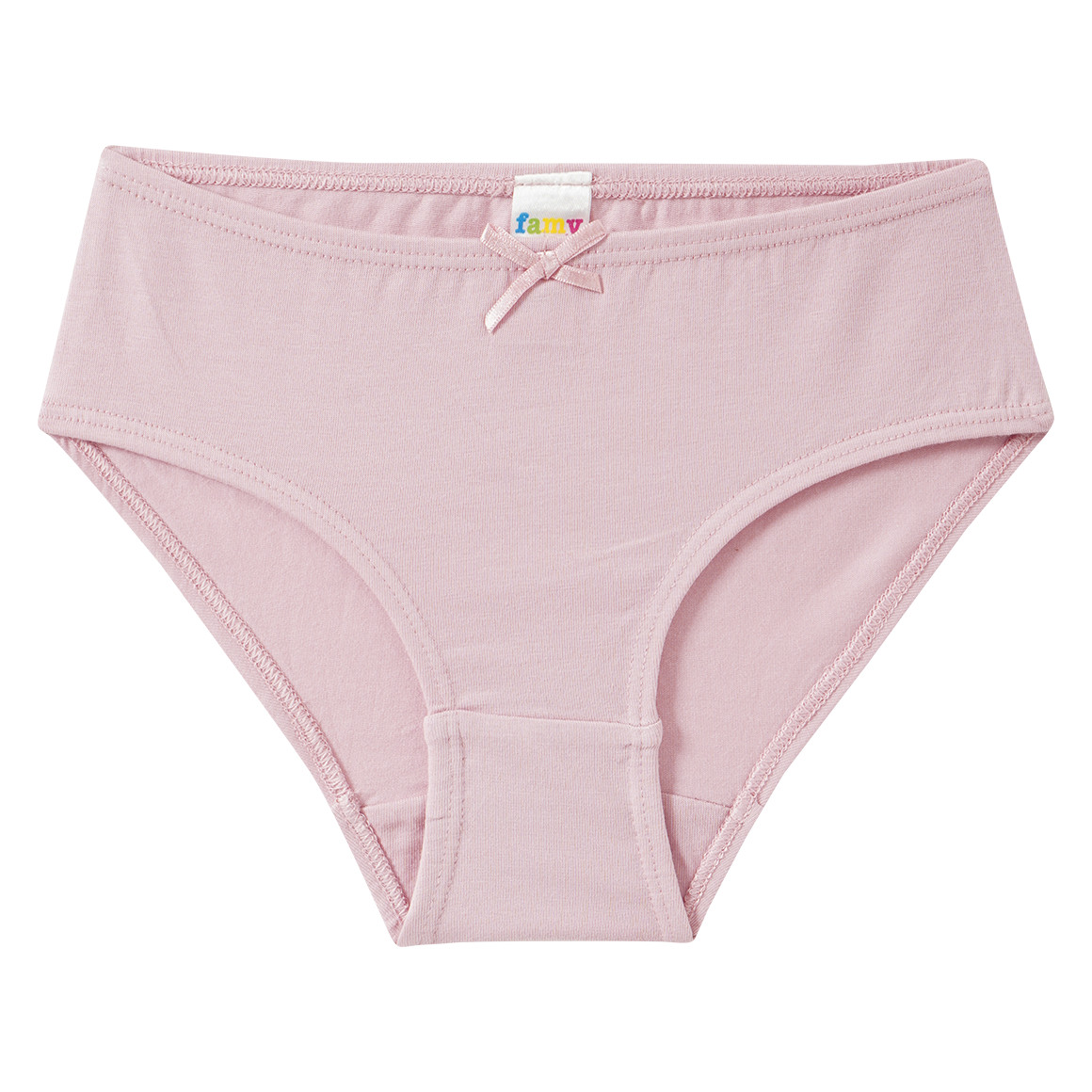 5 Mädchen Slips mit Bio-Baumwolle